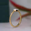 Trillion Cut Lab Grown Diamond Solitaire Ring in 14K Yellow Gold | Minimal Engagement Ring