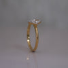 Kite Cut Lab Grown Diamond Solitaire Ring in Gold | Minimal Engagement Ring
