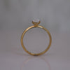 Kite Cut Lab Grown Diamond Solitaire Ring in Gold | Minimal Engagement Ring