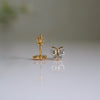 Beautiful Lab Made Butterfly Diamond Earring