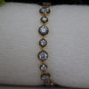 Georgian Style Round Lab Grown Diamond Tennis Bracelet |  Luxury Gold Bracelet