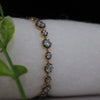 Georgian Style Round Lab Grown Diamond Tennis Bracelet |  Luxury Gold Bracelet