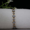 Georgian Style Round Lab Grown Diamond Tennis Bracelet |  Luxury Gold Bracelet