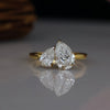 Toi et Moi Pear Lab Grown Diamond Ring in 14K  Gold | Double Pear Engagement Ring