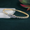 Elegant Emerald & Round Lab Grown Diamond Bracelet for Women