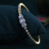 Elegant Emerald & Round Lab Grown Diamond Bracelet for Women