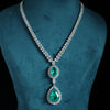 Solitaire Oval Shape  Lab-Grown Diamond Necklace