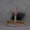 Luxury Wedding Round Lab Grown Diamond  Bangles – 18K Yellow Gold