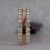 Luxury Wedding Round Lab Grown Diamond  Bangles – 18K Yellow Gold