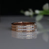 Men’s Emerald Cut Lab Grown Diamond Ring | 14K Rose Gold Wedding Ring