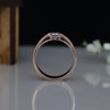Men’s Emerald Cut Lab Grown Diamond Ring | 14K Rose Gold Wedding Ring