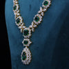 Majestic Emerald and Lab Grown Diamond Necklace