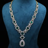 Majestic Emerald and Lab Grown Diamond Necklace