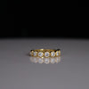 Bezel Set Lab Grown Diamond Eternity Band | 14K Stackable Ring