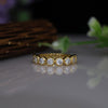 Bezel Set Lab Grown Diamond Eternity Band | 14K Stackable Ring