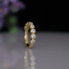 Bezel Set Lab Grown Diamond Eternity Band | 14K Stackable Ring