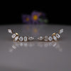 Multi Shape Lab Grown Diamond Ear Cuff Earrings in 14K Gold  for Women