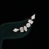 Multi Shape Lab Grown Diamond Ear Cuff Earrings in 14K Gold  for Women