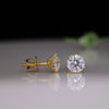 1.5 ct Each IGI Certified Round Lab Grown Diamond Stud