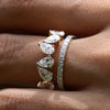 1.56 CT Fancy Pear Shape Lab Grown Diamond Ring
