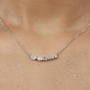 Fancy Lab Grown Diamond Chain Pendant