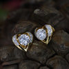 0.81 ct Each E VS1 IGI Round Fancy Lab Made Diamond Earring