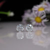 1.5 carat Each Solitaire Lab Made Diamond Earstud