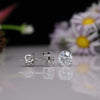 1.5 carat Each Solitaire Lab Made Diamond Earstud