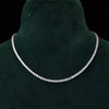 0.05 Carat Each Lab-Grown Diamond Tennis Necklace – Elegant Gold Design