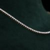0.05 Carat Each Lab-Grown Diamond Tennis Necklace – Elegant Gold Design