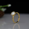 1.52 carat E VVS1 IGI certified Round Lab Grown Diamond Solitaire Ring