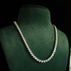 Pear Shape Lab Grown Diamond Tennis Necklace