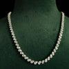 Pear Shape Lab Grown Diamond Tennis Necklace