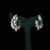 Fancy lab-grown diamonds embracing a zambian emerald-bold, graceful, and timeless