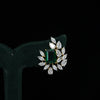 Fancy lab-grown diamonds embracing a zambian emerald-bold, graceful, and timeless