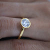 1.52 carat E VVS1 IGI certified Round Lab Grown Diamond Solitaire Ring