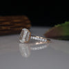 Beautiful Hidden Halo Cushion shape 5.03 CT Lab Grown Diamond Engagement Ring