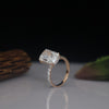 Beautiful Hidden Halo Cushion shape 5.03 CT Lab Grown Diamond Engagement Ring