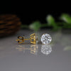 1.64 ct Each E VVS2 IGI Certified Round Solitaire Diamond Stud
