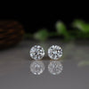 Elegant Jewelry 2.0CT Each Round Lab Grown Diamond Solitaire Stud Earrings 14K Yellow Gold