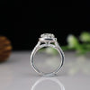 Solitaire lab grown diamond wedding ring