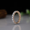 18kt Rose Gold Wedding Lab Grown Diamond Band
