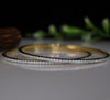 Elegant Lab Grown Diamond Thin Bangles – Sleek Open-Set Design in Yellow Gold