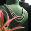 Multi-layered Lab Grown diamond necklace