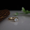Round Solitaire Lab Grown Diamond Ring in 14K Gold – Classic Engagement Ring