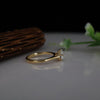 Round Solitaire Lab Grown Diamond Ring in 14K Gold – Classic Engagement Ring
