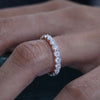 18kt Rose Gold Wedding Lab Grown Diamond Band