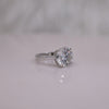 Round Solitaire Diamond Ring in 14K White Gold | Classic Engagement Ring