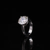 Round Solitaire Diamond Ring in 14K White Gold | Classic Engagement Ring