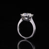 Round Solitaire Diamond Ring in 14K White Gold | Classic Engagement Ring